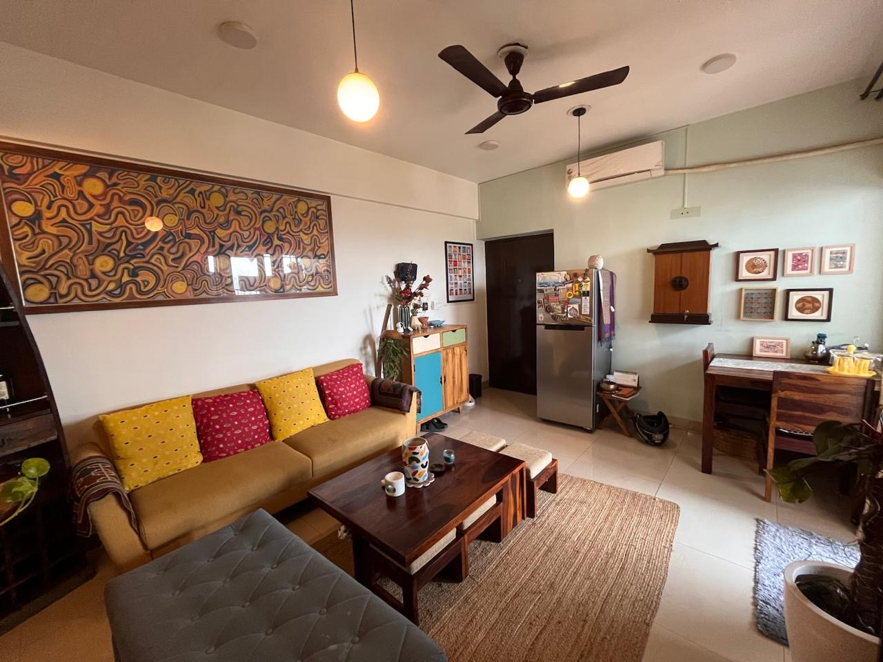 Furnished 2 BHK Flat in South City Gardens Image 3